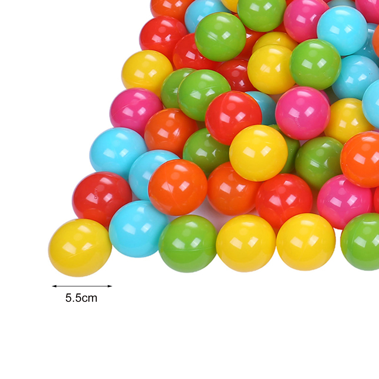 100pcs Stress Air Ball Explore Ability Compact Ocean Wave Baby Ball