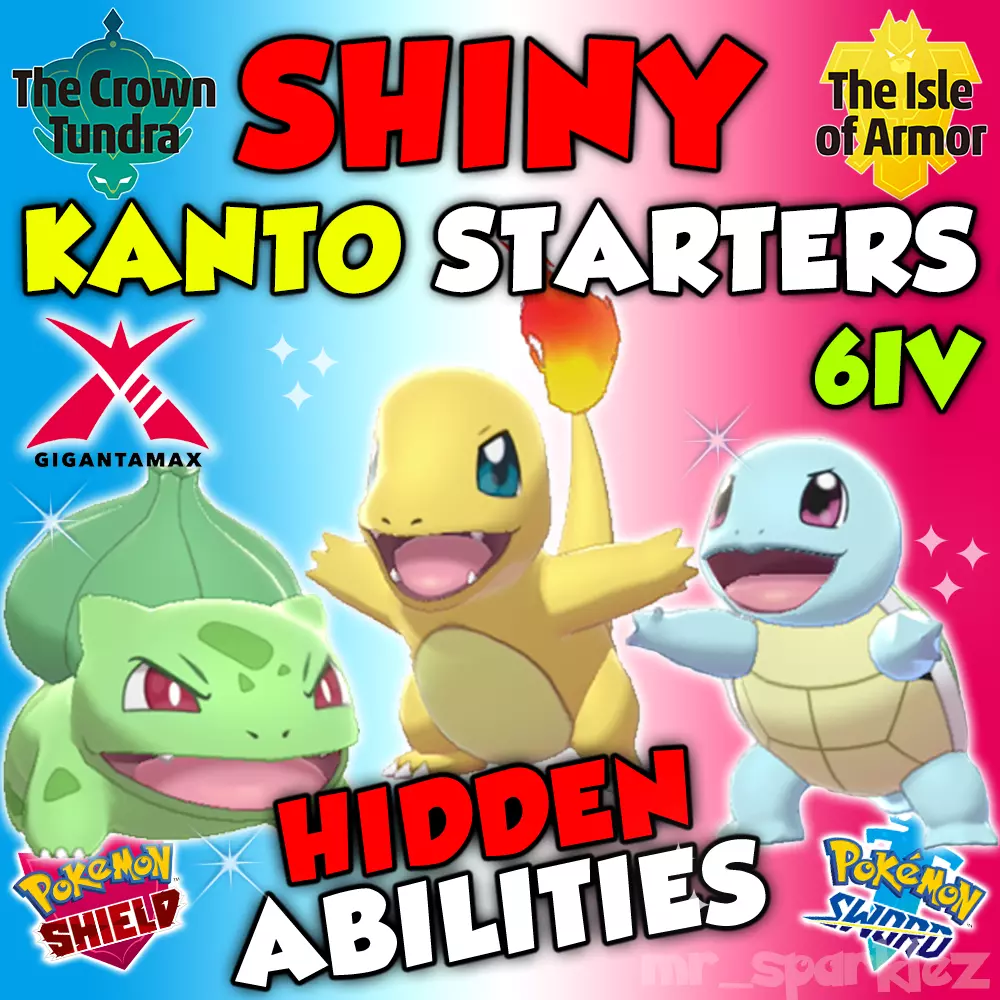 Pokemon Sword & Shield How To Get All Kanto Starters 