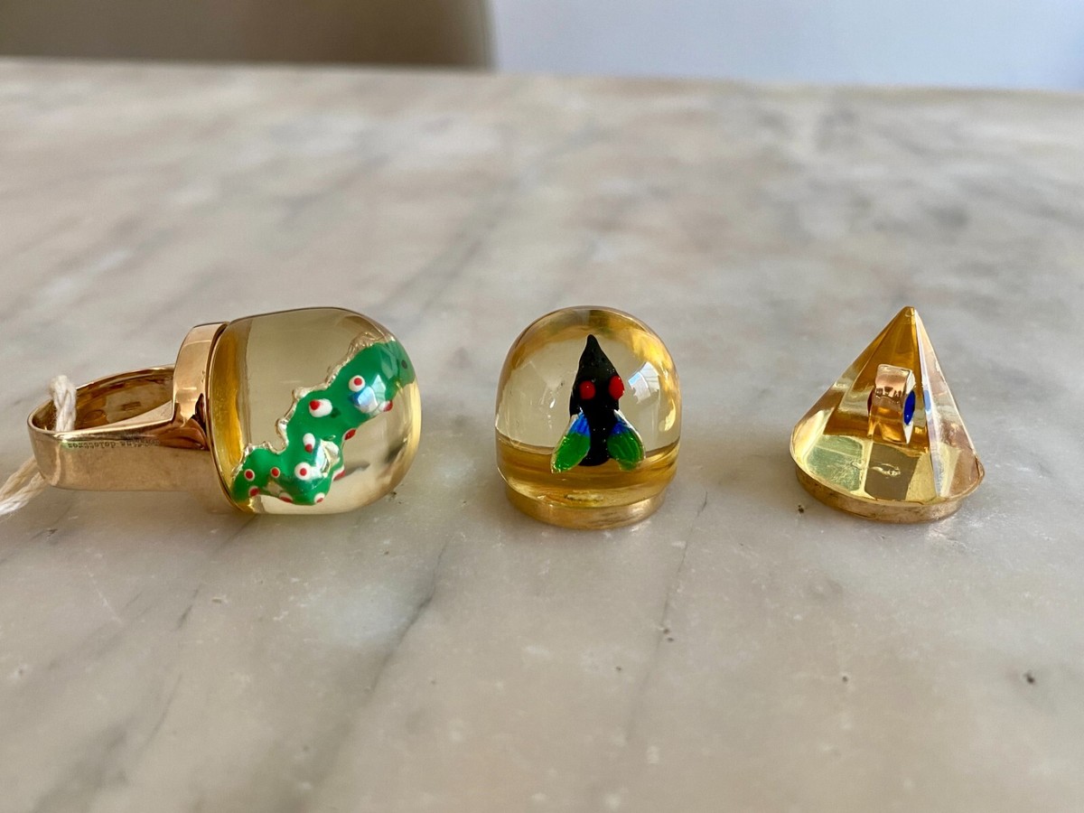 Delfina Delettrez ring with three interchangeable tops Delfina Delettrez ring with three interchangeable tops