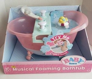 baby born musical foaming bathtub