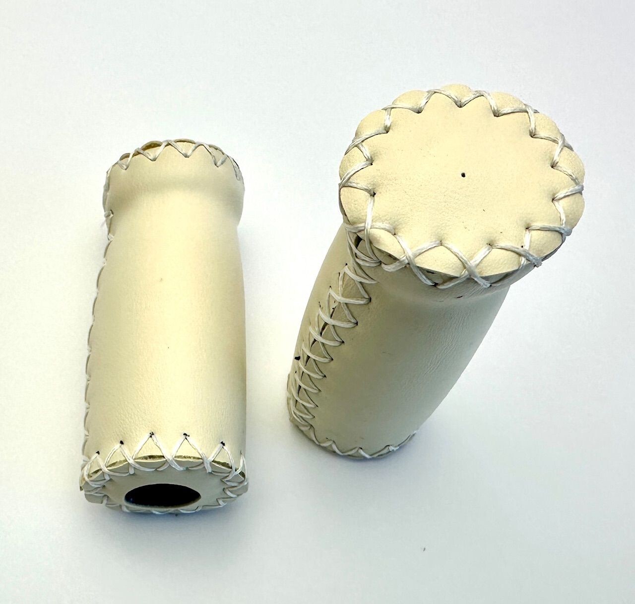 Poignée vélo Italian Grip crème finitions soignées pour cintre Revoshifter
