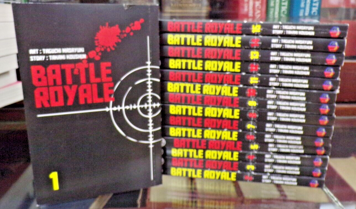 15 Volume Complete Set, Battle Royale by Takami Koushun, English