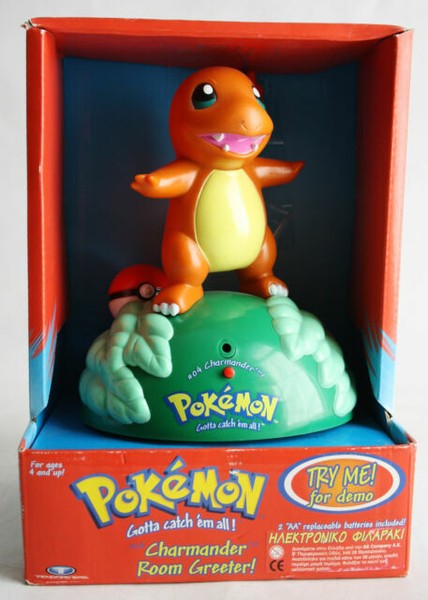 RARE 1999 Pokemon Talking Charmander Room Greeter Nintendo Trendmasters for sale online | eBay