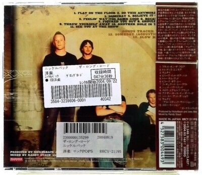 The Long Road [CD with OBI] Nickelback/JAPAN[Bonus Track] | eBay