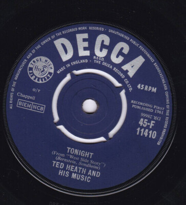 Ted Heath And His Music Capuccina Vinyl Single 7inch Decca
