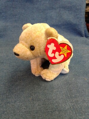 Ty Beanie Baby Almond The Bear # 4246 DOB April 14,1999 With Tag Errors