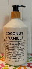 SOAP CULTURE 41 COCONUT + VANILLA LIQUID HAND SOAP 21.5 OZ HOME & BODY CO wash