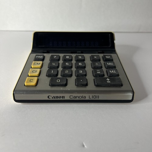 Vintage Canon Canola L1011 Taschenrechner Made in Japan 1970er EUC - Bild 6 von 15