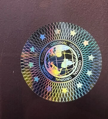 BRANDED 100 ROUND HOLOGRAM SECURITY WARRANTY VOID LABELS STICKERS 0.8"x0.8" or 20mmx20mm