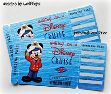 CRAFTECAFE WOLFFEY5  DISNEY CRUISE  paper piecing premade scrapbook diecut piece