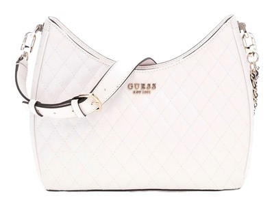 GUESS Yarmilla Hobo Bag Schultertasche Tasche White weiß Neu 190231844174 