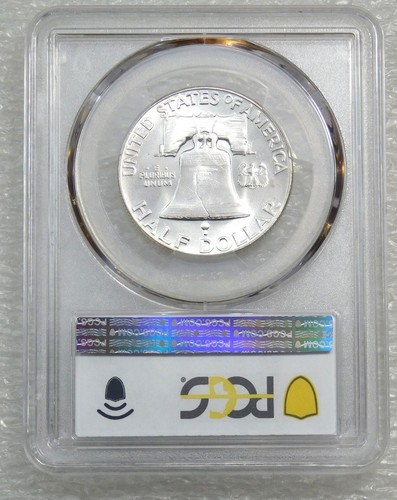 1948 P Franklin Half Dollar PCGS MS64FBL Full Bell Lines Frosty White PQ #V61C - Picture 3 of 4