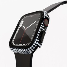 Bling Case with Screen Protector For iWatch Series 10 9 8 7 6 5 4 Diamonds Band