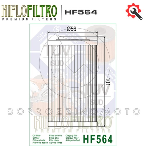 FILTRO OLIO HIFLO HF564 PER CAN-AM ATV 990 GS SPYDER 2008 - Foto 2 di 4