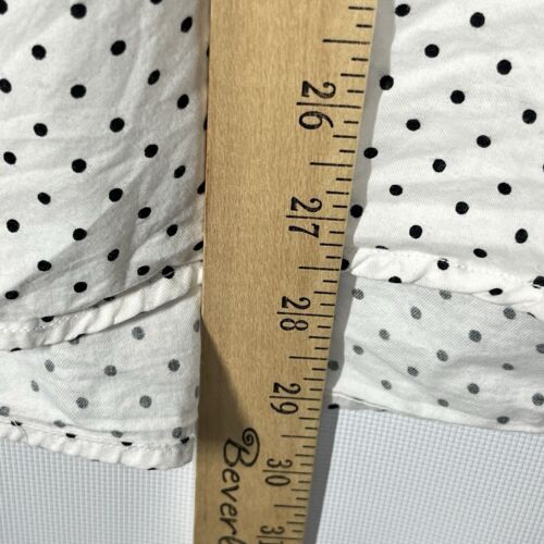 Grayson The Hero Shirt Womens 4 L White Polka Dot Button Up LS Capsule Wardrobe - Picture 5 of 12