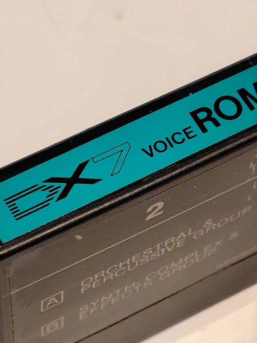 YAMAHA DX7 VOICE ROM 2 Cartridge for DX7 synthesizer, Tested