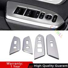 For Honda CRV CR-V 2017-2021 Silver Steel Window Lock Lift Panel Frame Trim