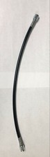 -3 An 36 Stainless Braided W Black Pvc Coating Ptfe Brake Hose Straight Ends