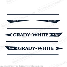 Fits Grady White Seafarer 22 Decal Kit