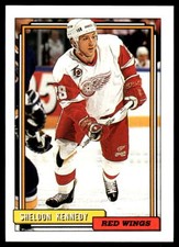 1992-93 Topps #368 Sheldon Kennedy Detroit Red Wings Hockey Card