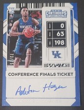 2020-21 CONTENDERS DRAFT PICKS ASHTON HAGANS #98 AUTO ROOKIE SP #73/75 KENTUCKY