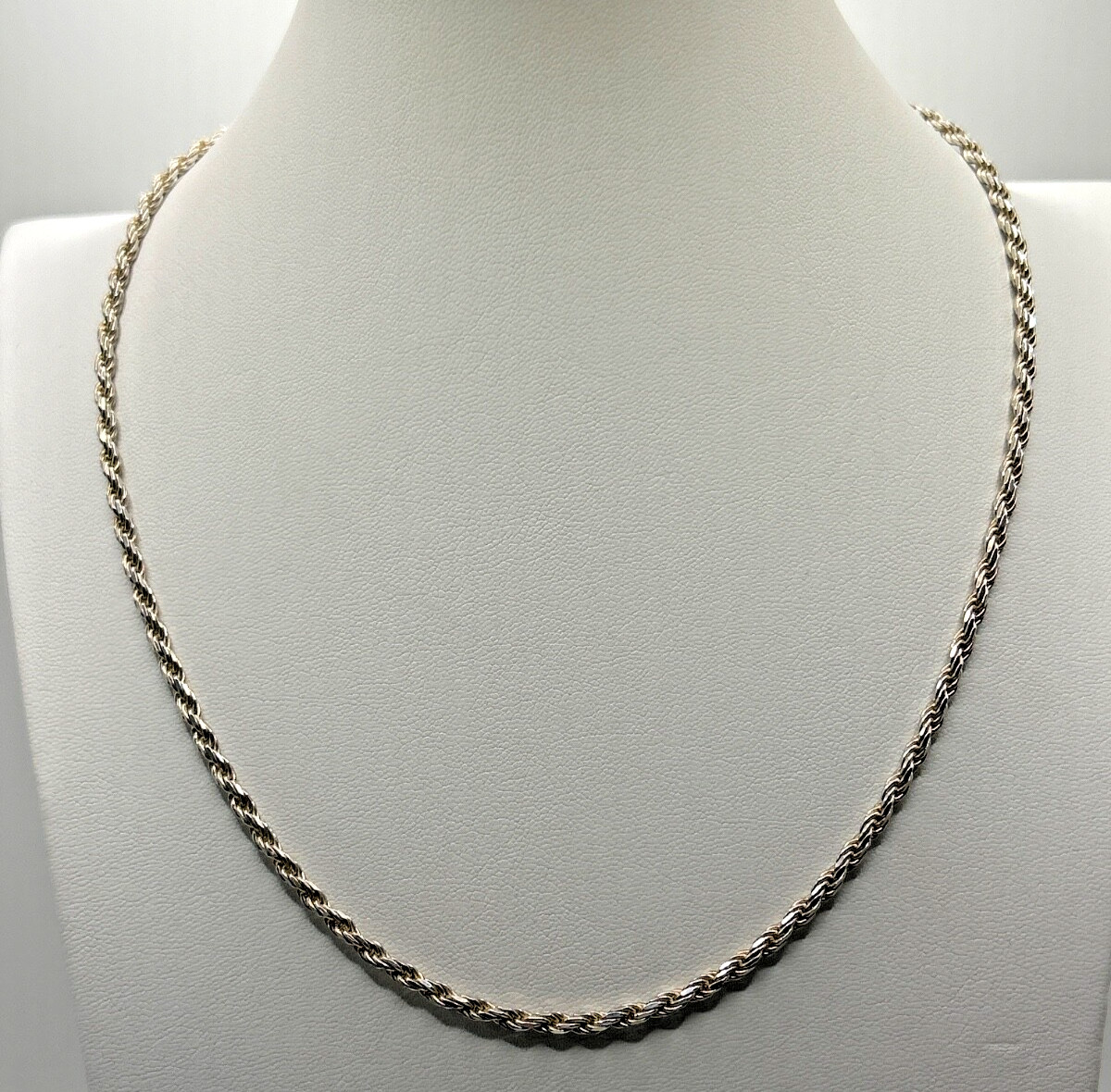 STUNNING Solid Italian .925 Sterling Silver 3 mm … - image 1