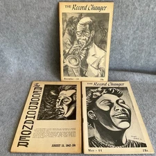 Lot/3 The Record Charger Catalogs May & June 1922 - 42 Vtg Catalogs Blue Note Ad