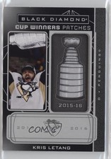 2022-23 Upper Deck Black Diamond Cup Winners Patch Kris Letang #CW-KL Patch 0c3
