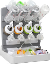 Baby Bottle Drying Rack, Vertical Standing Bottle Dryer Rack Holder-Space Saving