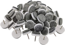 40pcs Furniture Felt Pad Heavy Duty Nail-on Chiar Slider Glide Pad Floor Protect