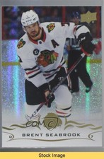 2018-19 Upper Deck Speckled Rainbow Foil Brent Seabrook #292 READ kh0