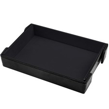 SIQUK Magnetic Folding Dice Tray Rectangle 27 x 29 x 0.4 cm, Black