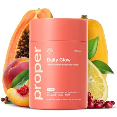 Proper The Corals Beauty Glow Collagen Peptides Powder with Vitamin C MSM