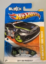 Ken Block Black Ford Fiesta 2011 Hoonigan Long Card Hot Wheels Diecast