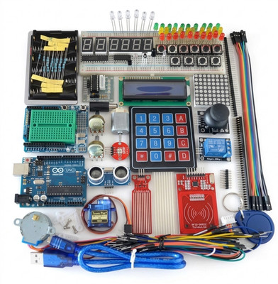 Arduino Uno R3 Complete Starter Kit - RFID Sensors LCD Motor - Electronics
