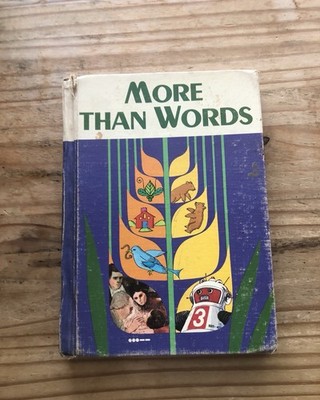 Vintage Reader  More Than Words  1965 The MacMillan Reading Program Hardback