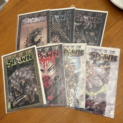 Curse Of The Spawn Comic Book Image Set Lot #4-#10