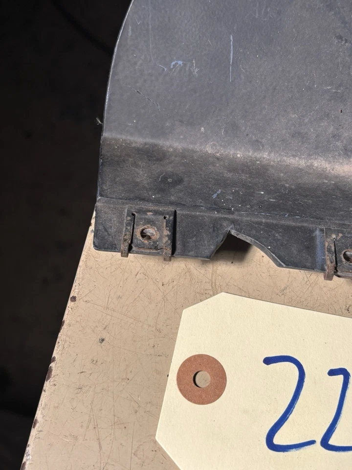 AMC AMX JAVELIN 1971-74 COLUMNA DE DIRECCIÓN INTERIOR RODILLERA MOLDURA FABRICANTE DE EQUIPOS ORIGINALES NEGRO Foto 4 de 4