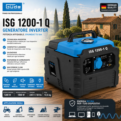Güde Inverter Generator ISG 1200-1 Q