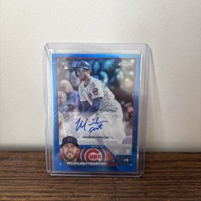 Miles Mastrobuoni RC 2023 Topps Chrome Update RC AUTO Blue RayWave /150  