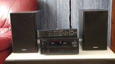 Pioneer X-HM10 Stereo System with Sony SS-CMX500 Speakers & Remote