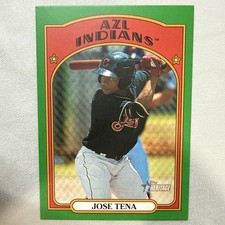 2021 Topps Heritage Minor League Edition - Jose Tena #136 Green Border /75 (RC)