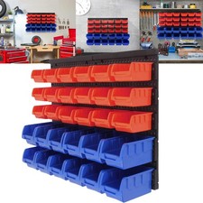 Schüttenregal Sortimentskasten Sichtlagerkästen Wandregal Stapelboxen Steckregal