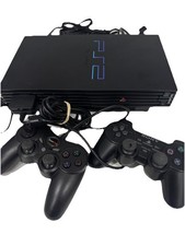 Sony PlayStation 2 Console - Black SCPH-30001 - TESTED All Cables