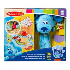 Melissa  Doug Blues Clues  You 36 Piece Share With Blue Picnic Play Set New