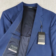 NEW Jos A Bank Mens 38R Blue Traveler Travel Tech Slim Fit Wool Blazer Jacket