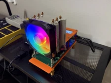 NerdQaxe++ 4.8TH/s 75W Open-Source ASIC BTC Miner with WiFi Connection