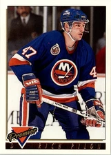 1993-94 Topps Premier Gold #417 Rich Pilon - HKY