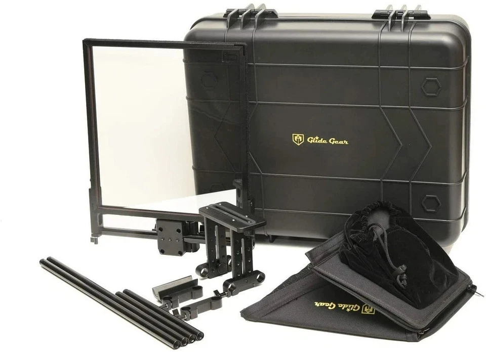 Glide Gear TMP 750 Profesional Autocue Tablet Trípode Teleprompter Estuche Rígido Foto 3 de 3
