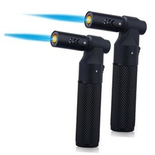 Lighter Butane refillable lighters Home Use () Black&black